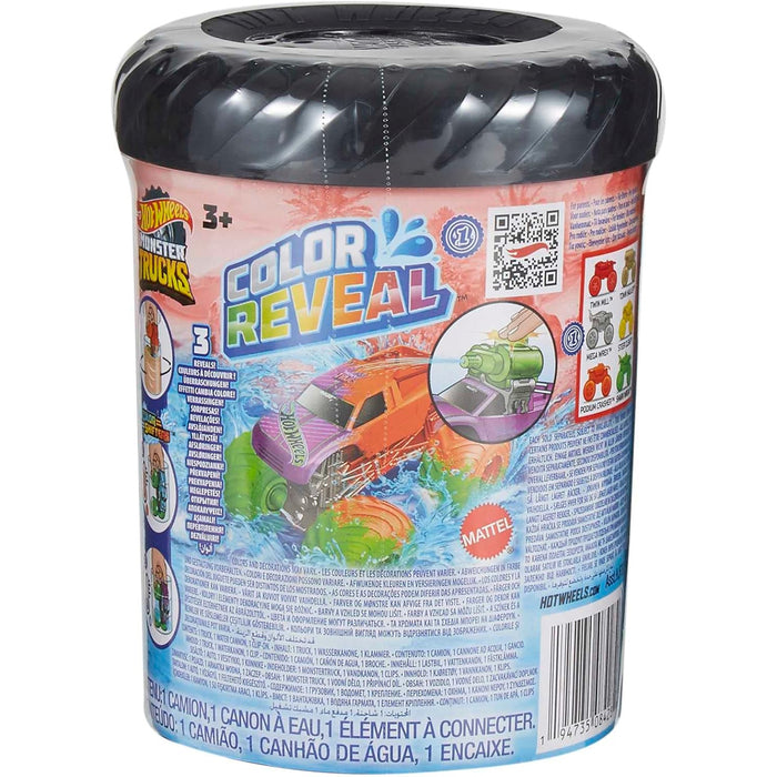 Hot Wheels Monster Trucks Color Reveal 1 Veicolo Giocattolo 3+ Anni Idea Regalo