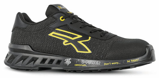 U-power scarpe antinfortunistica basse s1p src esd redleve frank col. nero mis. 39 - U-Power