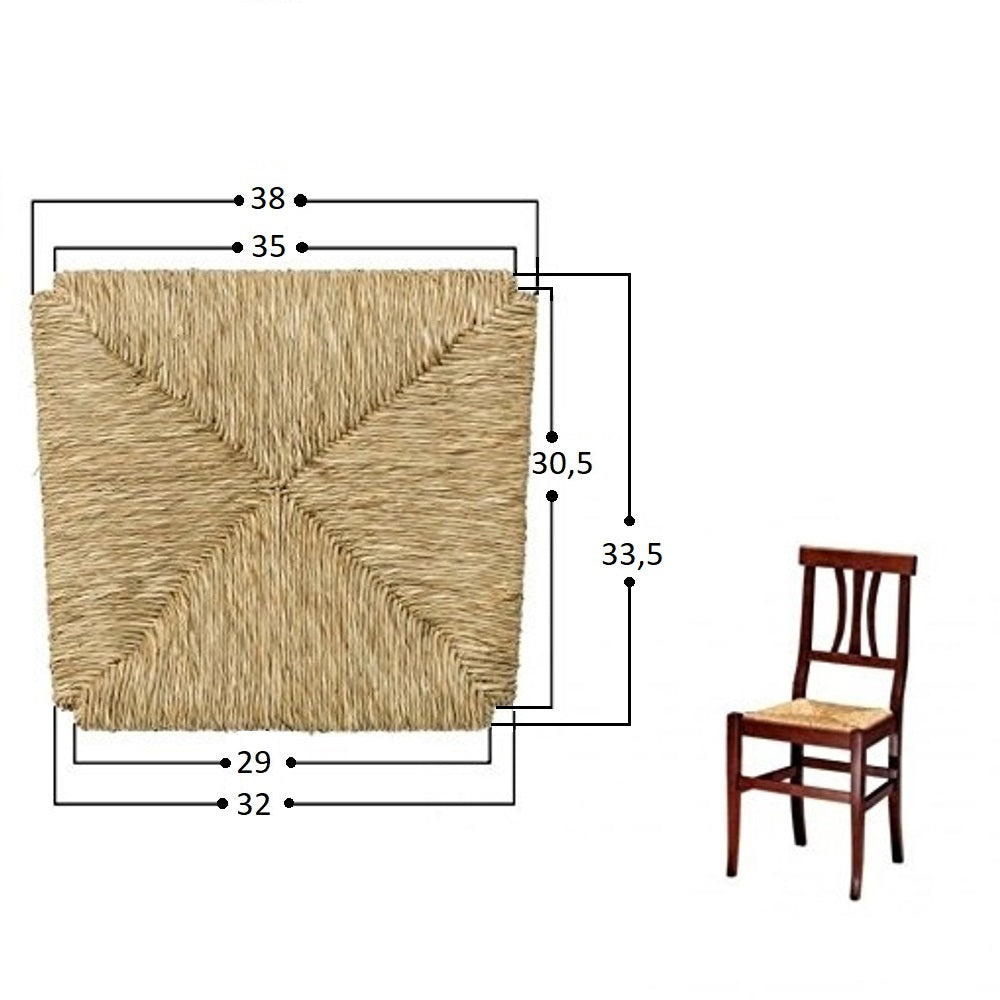 Ricambio per sedia in paglia palustre  arte povera 996