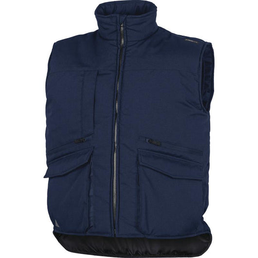 Deltaplus gilet imbottito sierra 2 col. blu mis. m - Deltaplus