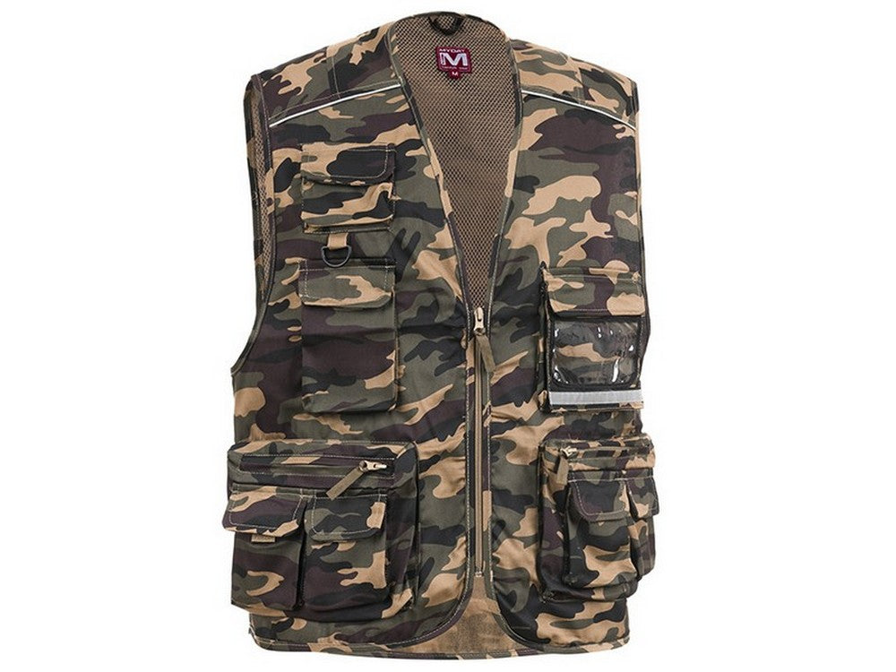 gilet power col. camouflage mimetico mis. xxl vit46445