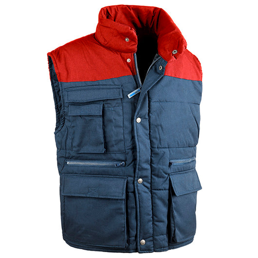 Gilet antares top blu navy/rosso  mis.  l - 