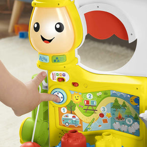 Fisher-Price Ridi e Impara Camper 3in1 Giocattolo Spinta Primi Passi Idea Regalo