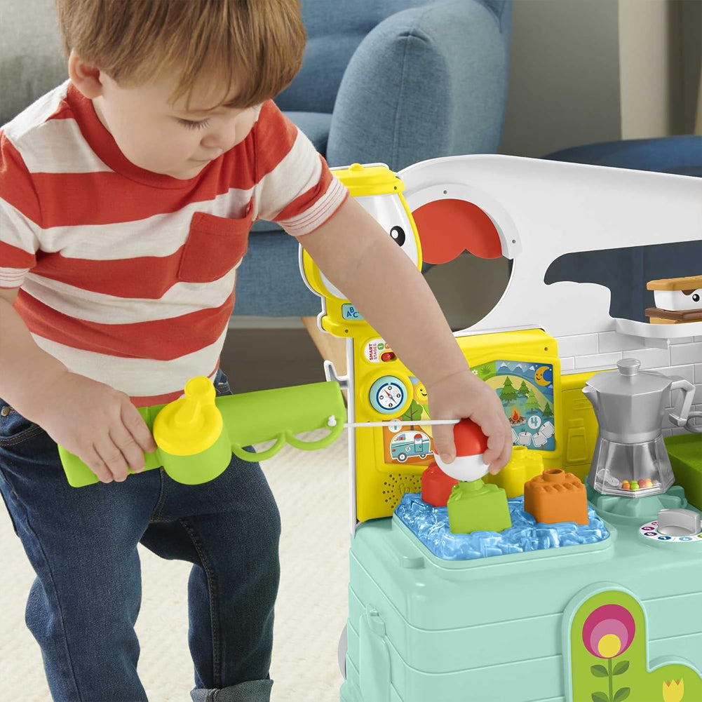 Fisher-Price Ridi e Impara Camper 3in1 Giocattolo Spinta Primi Passi Idea Regalo