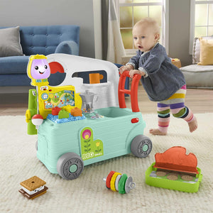 Fisher-Price Ridi e Impara Camper 3in1 Giocattolo Spinta Primi Passi Idea Regalo