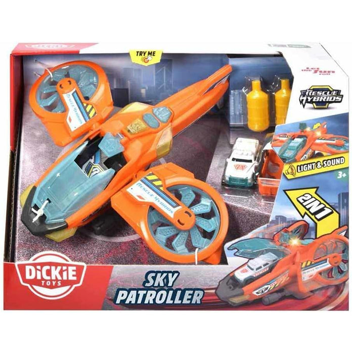 Dickie Toys Elicottero giocattolo Sky Patroller Aereo di Salvataggio Idea Regalo