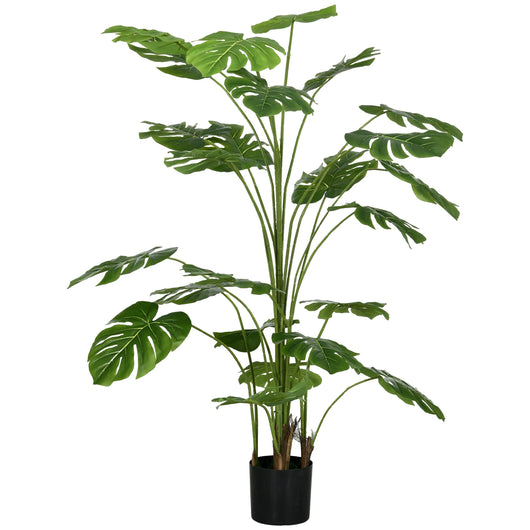 Pianta Artificiale Monstera 180cm  Realistica Interno ed Esterno Vaso Incluso