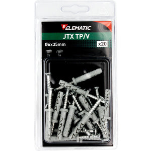 ELEMATIC BLISTER TASSELLI JTX TP/V 6X35 (PZ.20)  CF 10 