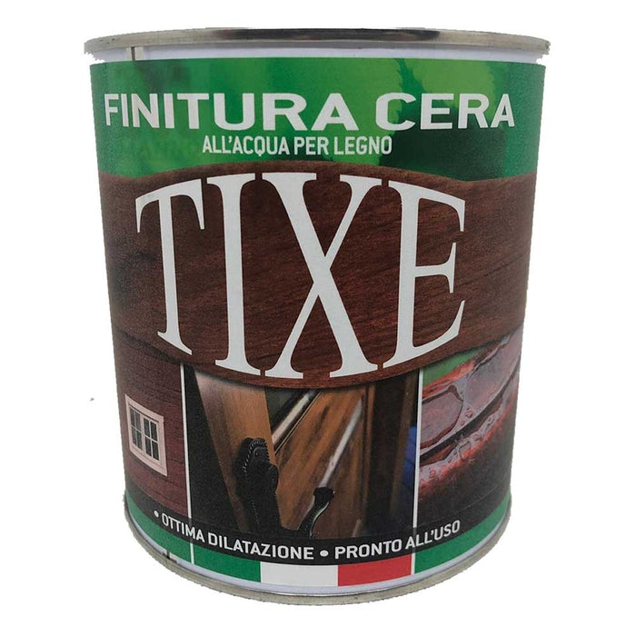 Effetto cera all'acqua Impregnante cerato per legno 2.5 lt Tixe Noce Scuro