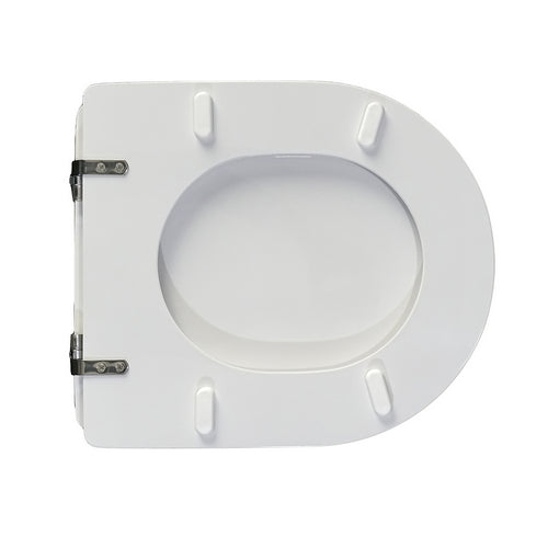 Sedile wc per althea vaso smart forma 6  Bianco - Cerniere C espansioneCW