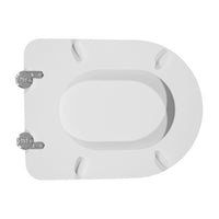 Sedile wc per cesame vaso sintesi forma 6  Bianco - Cerniere A passanCW