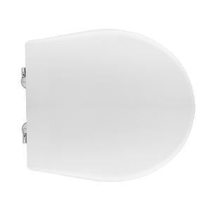 Sedile wc per globo vaso arianna 2 forma 2  Bianco - Cerniere A passantiDH