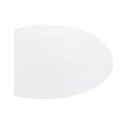 Sedile wc in termoindurente disegno ceramica ovo forma 4  Bianco - Soft CloseCW