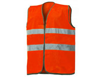 industrial starter gilet alta visibilit+ col. arancio fluo tg. unica vit42123