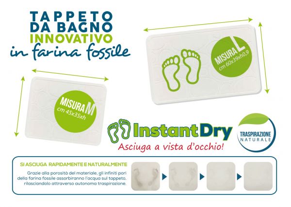 Tappeto doccia autoasciugante - InstantDry - Misura: 60x39