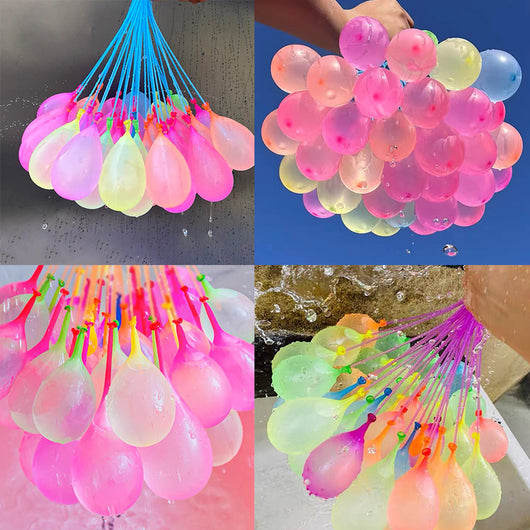 111pcs Palloncini ad Acqua Automatici, Riempili Tutti in 60 Secondi, Pronti all'uso, 100% Biodegradabili