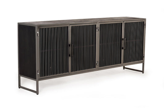 Credenza 4 ante stile industriale