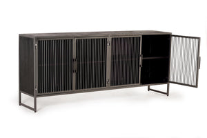 Credenza 4 ante stile industriale