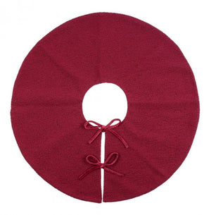 Copribase Albero Teddy Rosso, Diametro 90cm (4 Pezzi)