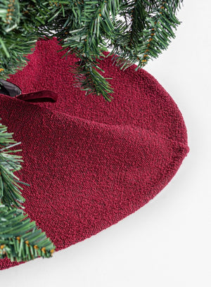 Copribase Albero Teddy Rosso, Diametro 90cm (4 Pezzi)