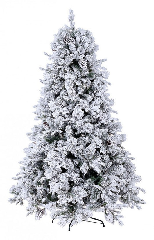 Albero di Natale Arves Innevato Altezza 180cm con 1383 Rami