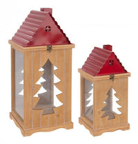 Set di 2 Lanterne Noel Colore Rosso