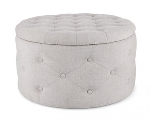 Pouf Contenitore Porta Scarpe Grigia Ch - ERNESTINE