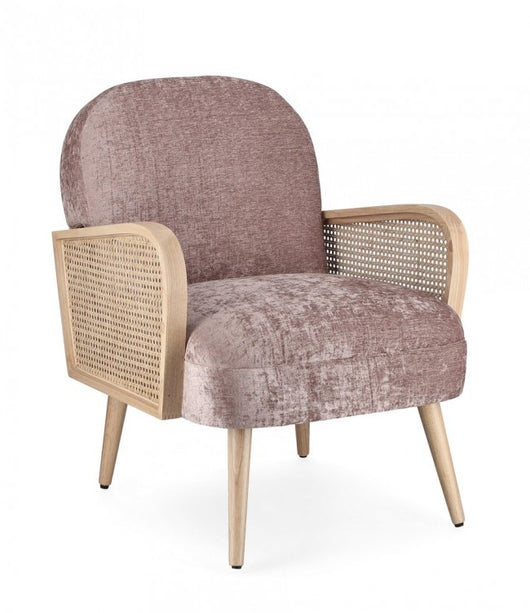 Poltrona stile scandinavo Old Rose - DALIDA