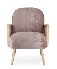 Poltrona stile scandinavo Old Rose - DALIDA