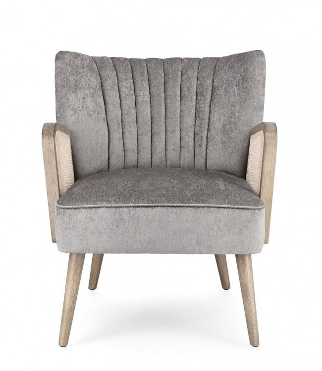 Poltrona stile scandinavo Silver - VIRNA