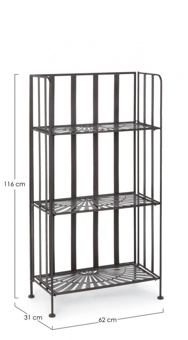 Scaffale 3 piani Marrone 62X31X116H - RAY