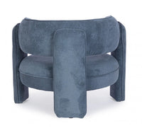 Poltrona di design moderno Blu - AISHA