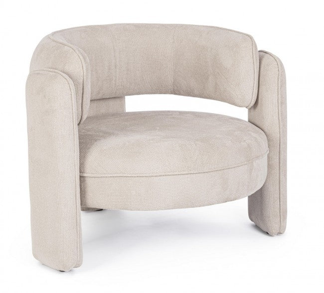 Poltrona di design moderno Beige - AISHA