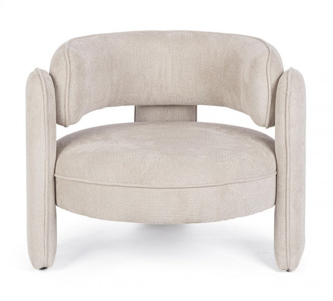 Poltrona di design moderno Beige - AISHA