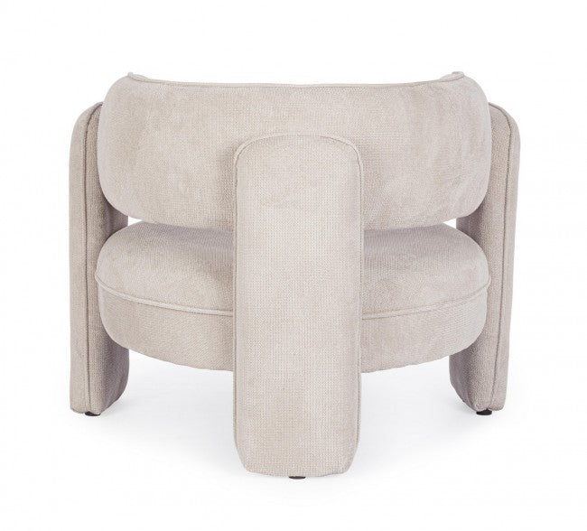 Poltrona di design moderno Beige - AISHA