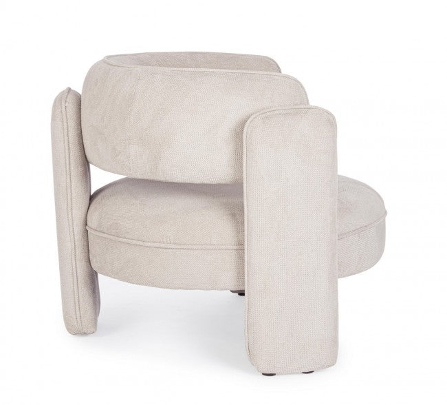 Poltrona di design moderno Beige - AISHA