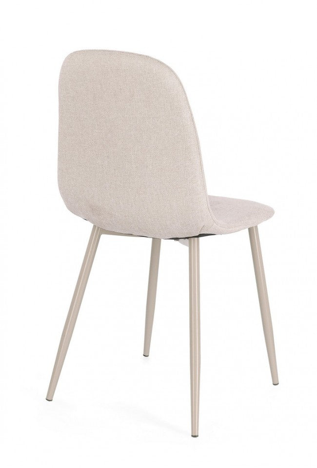 Sedia Tortora/Beige (4 Pezzi) - IRELIA