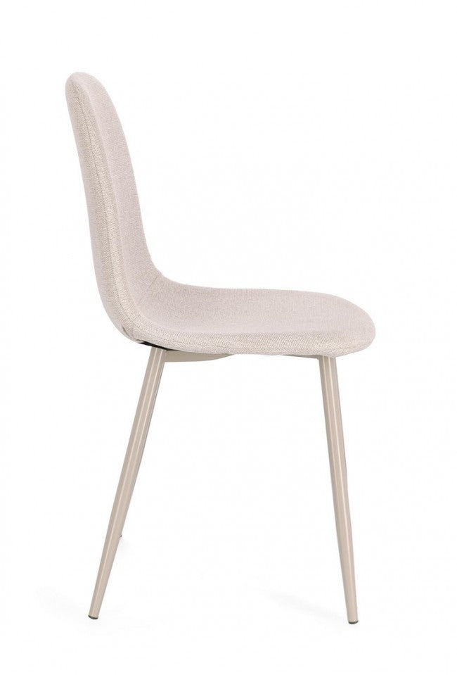 Sedia Tortora/Beige (4 Pezzi) - IRELIA