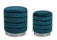 Set 2 Pouf Contenitore Darina Navyus - POLINA