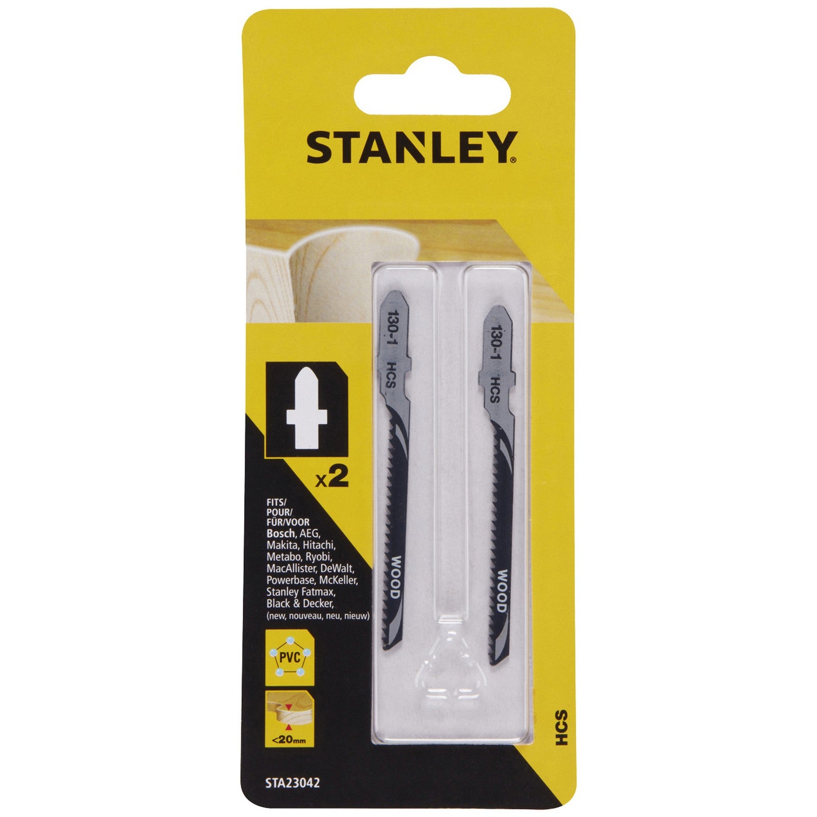 piranha/stanley x23003 2 lame legno fresate taglio curvo cod:ferx.11364