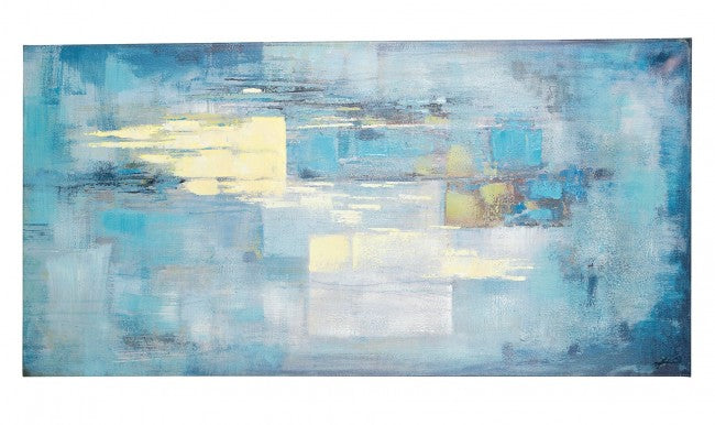 Dipinto Talent 176 140X70 - ABSTRACT BLUE