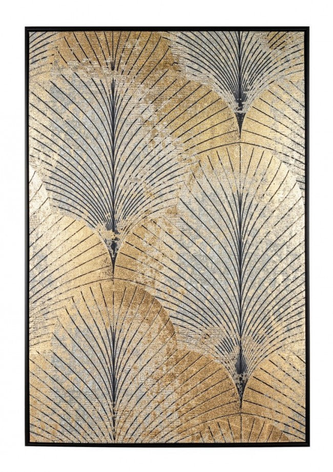 Quadro Bold 25583 82X122 - ABSTRACT GOLD