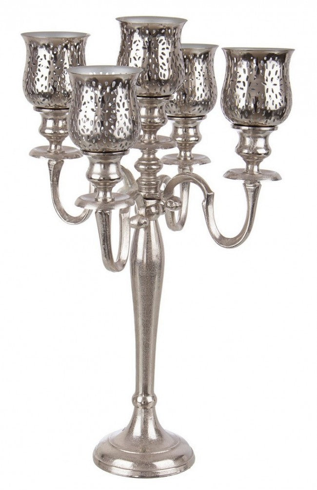 Candelabro 5 fuochi Argento H62 - SERGEI