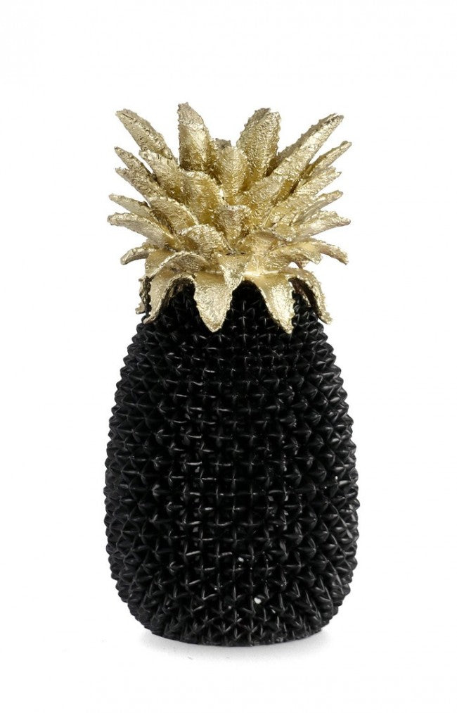 Decorazione Ananas Surabaya nera H49,5 - POLY ANANAS