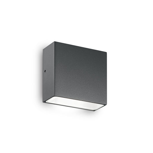 Applique Moderna Tetris-1 Alluminio Antracite 1 Luce 3W 3000K Luce Calda