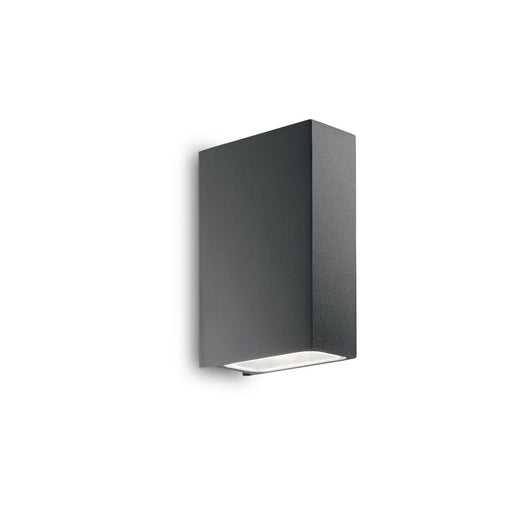 Applique Moderna Tetris-2 Alluminio Antracite 2 Luci 3W 3000K Luce Calda