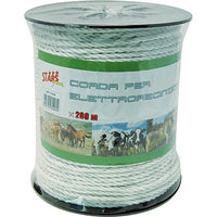 Corda x elettrorecinzione fili acciaio 6 mm 6 mt 200 Stars 