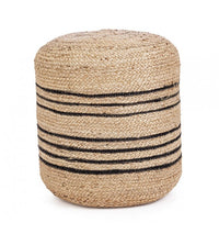 Pouf Naturale nera D45 - ANKIT