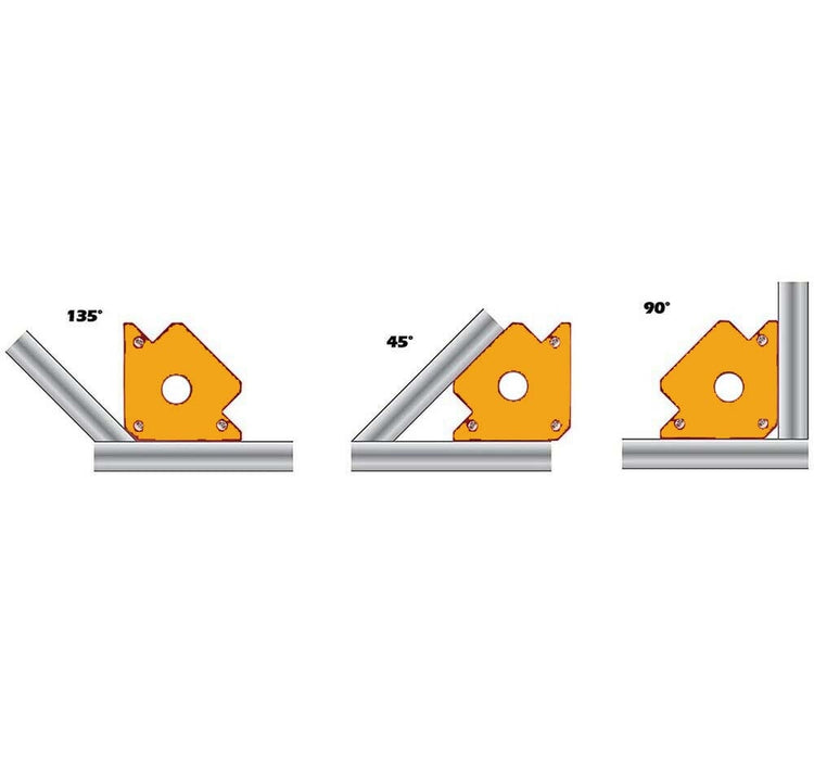 Set supporti magnetici per saldature 6 pz Posizionatori - Ingco AMWH6001