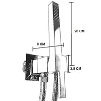 Set miscelatore doccia completo di supporto e doccetta, set completo